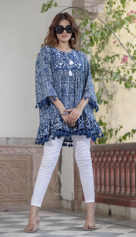 Happy Branded Nevy blue Tops