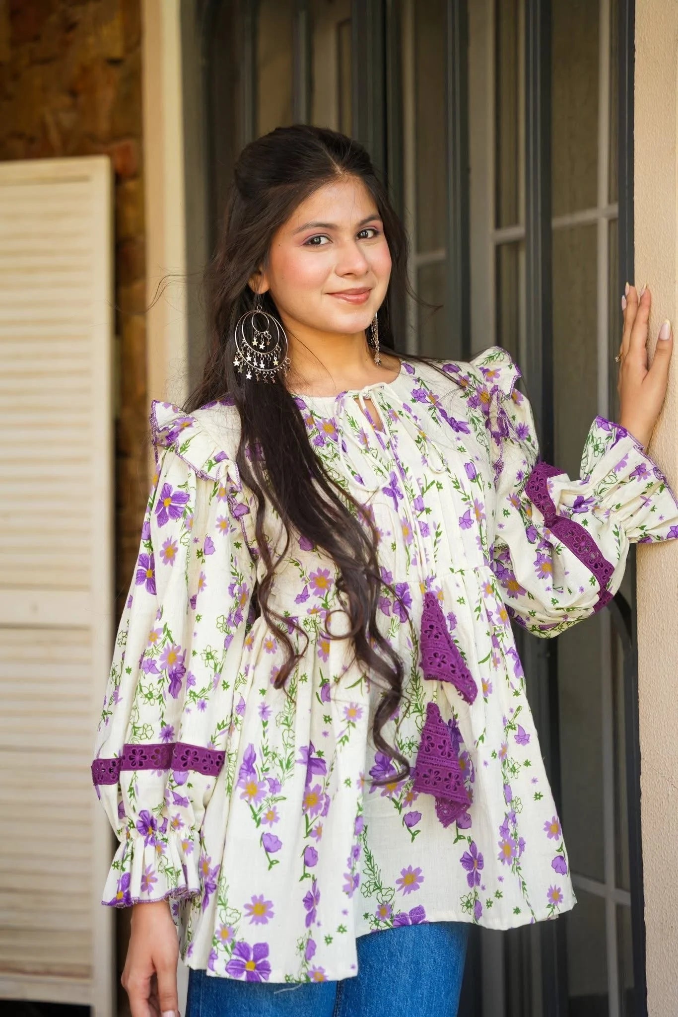 Ember Cotton Tops Screen Printed